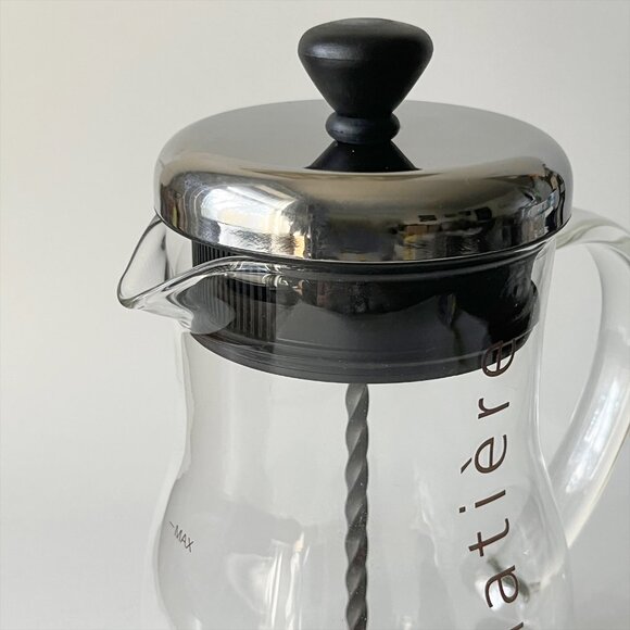 Bodum Chocolatiere Hot Chocolate Glass Jug with Frother Mixer Pitcher - Picture 2 of 6